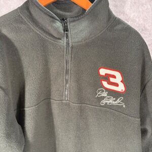 Dale Earnhardt Competitors View Racing Pullover Fleece Jacket Black Mens‎ L